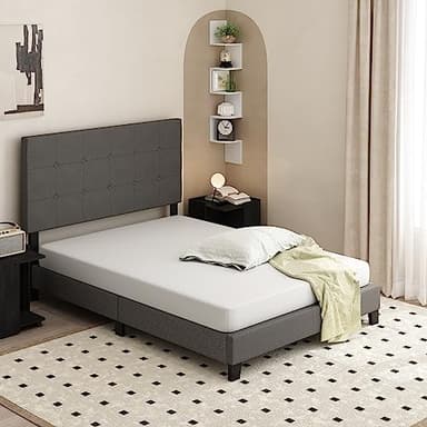 Furinno Tidur Cooling Gel Memory Foam Mattress, 6 Inch, Full, White - Image 1