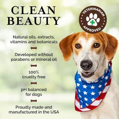 Rosen Apothecary 5-in-1 Moisturizing Dog Wash & Grooming Brush Set - Made with Naturally Derived Ingredients to Cleanse, Soothe, Deodorize, and Soften The Skin and Coat - Image 6