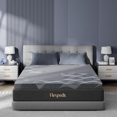 Firm Mattress Topper 4 Inch Queen Size - Advanced Gel Infused Memory Foam Bed Topper for Deep Pain Relief - Breathable & Washable Cover - CertiPUR-US Certified Comfort Enhancement - Image 1