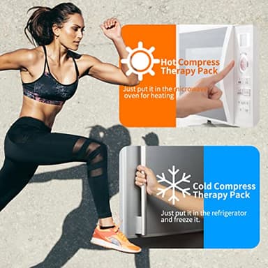 RAINBOW Extra Large Gel Ice Pack for Injuries Reusable (20.5''x 13''), Flexible Cold Pack for Back Pain Relief, Hot Cold Therapy Full Back Ice Pack for Swelling, Bruises & Sprains - Image 6