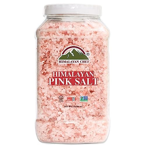 Himalayan Chef Himalayan Pink Salt 80oz (2.26kg), Non-GMO, Kosher, Coarse Grain, Nutrient and Mineral Dense for Health, Gourmet Pure Crystal Pink Salt for Grinder - Image 1