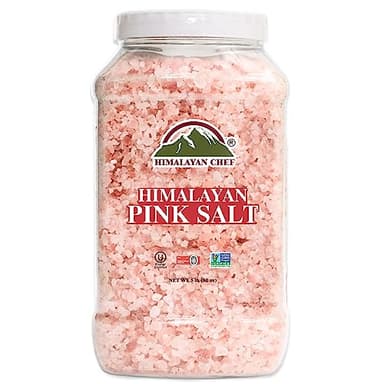 Himalayan Chef Himalayan Pink Salt 80oz (2.26kg), Non-GMO, Kosher, Coarse Grain, Nutrient and Mineral Dense for Health, Gourmet Pure Crystal Pink Salt for Grinder - Image 1