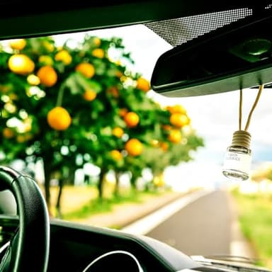 Urban Naturals Car Air Freshener Diffuser 1 Pack - Citrus Bliss Scent, 45+ Days Long Lasting Fragrance, Made in USA, Glass & Wood, Hanging Design + Vent Cip, Easy to Use - Image 8