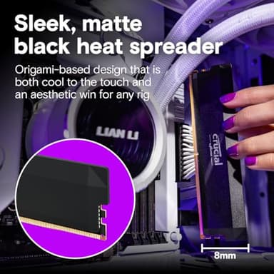 Crucial Pro DDR5 RAM 64GB Kit (2x32GB) 6000MHz CL40, Overclocking Desktop Gaming Memory, Intel XMP 3.0 & AMD Expo Compatible – Black CP2K32G60C40U5B - Image 5