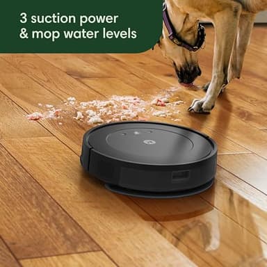 iRobot Roomba Combo Robot Vacuum & Mop (Y0110) - Easy to use, Power-Lifting Suction, Vacuums and mops, Multi-Surface Cleaning, Smart Navigation Cleans in Neat Rows, Self-Charging, Alexa - Image 11