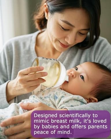 Silicone Baby Bottle Nipples for Tommee Natural Start Anti-Colic Bottles &Advanced Anti-Colic Bottles,Closer to Nature Bottles,Medium Flow,Size 2 Nipple,3m+, 6 Count - Image 4