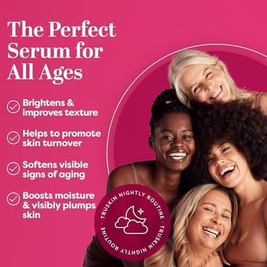 TruSkin Vitamin C Super Serum for Face – All-in-One Anti-Aging Serum with Vitamin C, Retinol, Niacinamide, Hyaluronic Acid & Squalane – Improve Appearance of Dark Spots, Firmness & Texture, 2 Fl Oz - Image 5