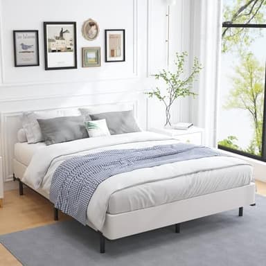 ALDRICH 7 Inch Heavy Duty Metal Box Spring Mattress Foundation 3000lbs Max Weight Capacity/Non-Slip/No Noise/Easy Assembly/Easy Clean Cover,Queen - Image 3