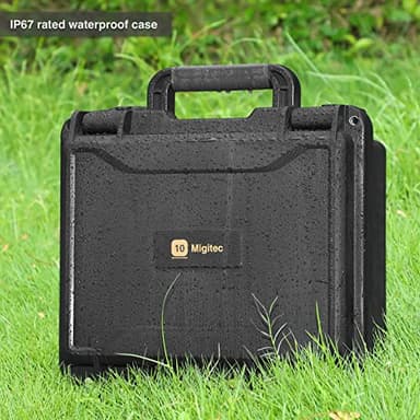 Migitec Waterproof Graded Card Storage Box Compatible with 102 Slabs, Sports Trading Card Case Fits PSA, CSG, BGS, CGC, SGC, Magnetic Cards Holder and Top Loaders - Image 2