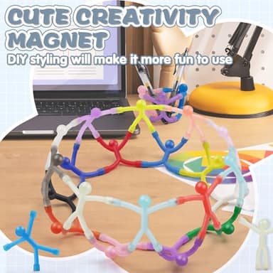 Grtard 20 Pack Magnetic People Figures, Colorful Humanoid Magnetic Men, Fridge Cute Magnet Men for Ages 15+, Funny Man Magnet People Guys, Fridge Magnets for Refrigerator, Office, Locker Decor - Image 5