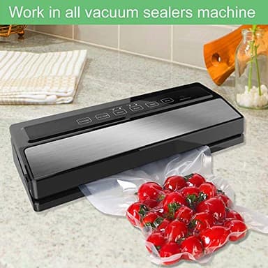 O2frepak 200 Gallon Size11" x 16" Vacuum Sealer Bags with BPA Free and Heavy Duty, Vacuum Seal Food Sealer Bags,Great for Food Storage Vaccume Sealer PreCut Bag - Image 3