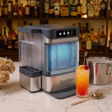 Large Capacity Ice Makers Countertop One-Click Operation Self-Cleaning Portable Ice Maker 41lbs/24H with There is A Detachable 3L Water Tank Ice Machine for Home,Bar,Office - Image 9