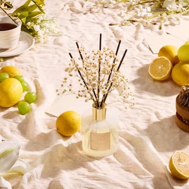 Cocorrína Reed Diffuser Set, Clean Linen 6.7 fl oz Scented Diffuser with Sticks Home Fragrance Reed Diffuser for Bathroom Shelf Decor - Image 3