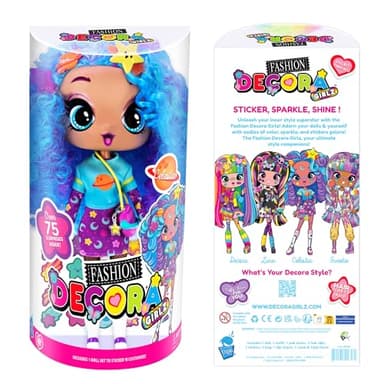 Celestia Decora Fashion Girlz 11" Doll Stickers & Endless Style Fun for Creative Play - Image 3