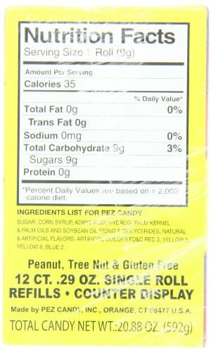 PEZ Original Fruit Candy Refills, 6-Count Roll, 0.29 Ounce (Pack of 12) - Image 7
