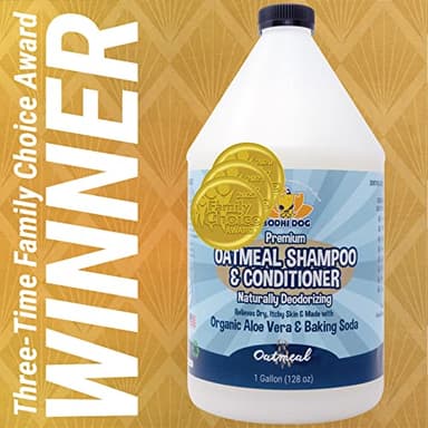 Bodhi Dog Organic Oatmeal Dog Shampoo & Conditioner - Hypoallergenic Formula - Naturally Deodorize Dogs, Cats & Pets - Moisturizes Dry, Itchy & Sensitive Skin - Made in USA (1 Gallon) - Image 2