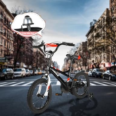 WEIZE Kids Bike, 14 Inch Children Bicycle for Boys Girls Ages 3-5 Years Old, Rider Height 35-42 Inch, Coaster Brake, Black - Image 8