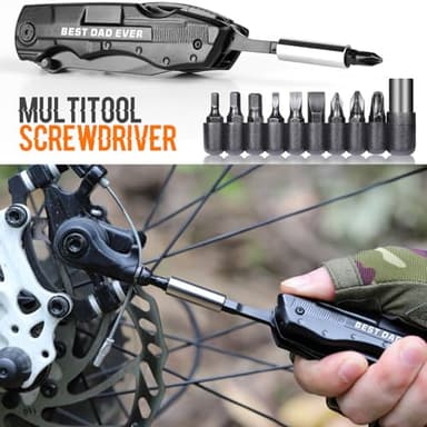 Gifts for Dad, Multitool Knife BEST DAD EVER for Camping, Fathers Day Christmas Unique Gifts for Dad, Dads Birthday Gift from Daughter Son, Christmas Ideal Presents for Dads, Gadget Present for Father - Image 5