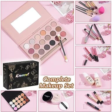 Makeup Kit Makeup Sets for Teens Makeup kits for Women Teenagers Full Kit Make up Eyeshadow Palette Foundation Concealer Lipgloss Makeup Gift Set for Women Teen Girls - Image 6