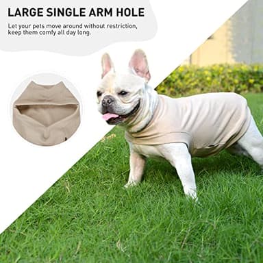 Soft Fleece Dog & Cat Sweatshirt - Warm Pullover for Small to Medium Pets - Stretchy Hoodie, Easy On & Comfortable Winter Clothes - Image 4