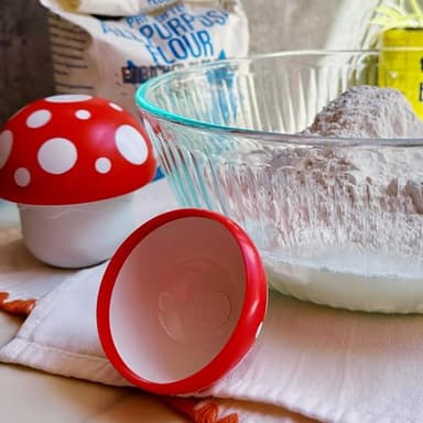 Genuine Fred Nesting Mushroom Measuring Cups, Set of Fun and Functional Kitchen Measuring Tools, Space-Saving Design with Unique Mushroom Shape - Image 5