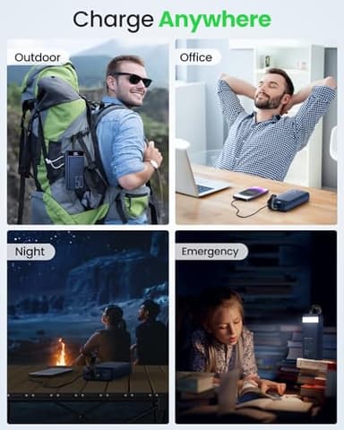 Portable Charger Power Bank 50000mAh Fast Charging 22.5W USB C Battery Pack Charger Portable with 4 Outputs & 3 Inputs High Capacity External Battery Charging Bank for iPhone, Samsung, Galaxy - Image 7