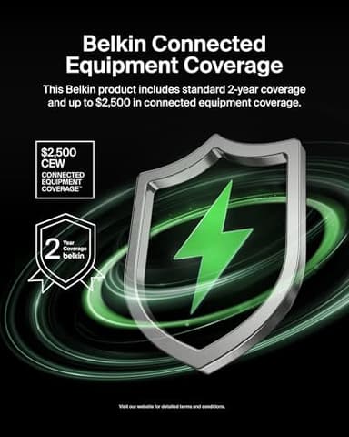 Belkin 42W Dual Port Charger Block, USB-C + USB-A Charger Super Fast Charging - Samsung Galaxy S25, Apple iPhone 17, Air, Pro, Pro Max, iPad, AirPods, Apple Watch, Nintendo Switch 2 & More - White - Image 8