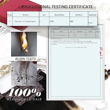 Moresoo Clip in Hair Extensions Remy Double Weft Human Hair Clip in Extensions Straight Hair Extensions for Women Dark Ash Blonde Highlight with Golden Blonde 20inch 7pcs 120g - Image 5