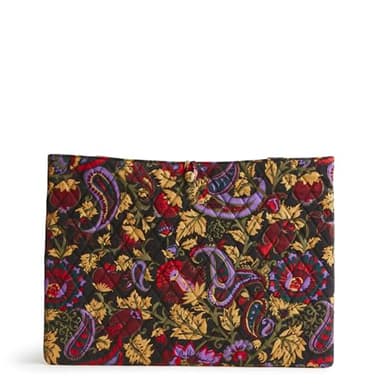 Vera Bradley Laptop Insert, Cotton Gabardine, Midnight Garden Paisley - Image 4
