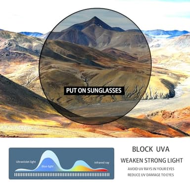 FAA'N Round Cat Eye Sunglasses Womens Trendy Polarized Sunglasses Cute Shades Acetate Sun Glasses(Crystal) - Image 4