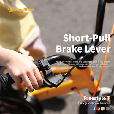 Royalbaby Freestyle 7 Kids Bike 20 Inch Wheel Dual Handbrakes Teens Bicycle Boys Girls Ages 6-10 Years, Kickstand and Water Bottle Included, Blue - Image 7