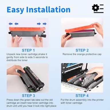 myCartridge TN229XL TN229 Toner Compatible Replacement for Brother TN-229XL TN229 Toner Cartridge for HL-L3280CDW MFC-L3780CDW MFC-L3720CDW HL-L3220CDW HL-L3295CDW Printer TN229XXL Toner 5-Pack - Image 6