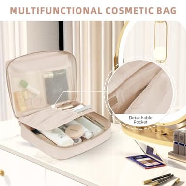 BAGAIL 8 Set Packing Cubes Luggage Packing Organizers for Travel Accessories-Cream - Image 7