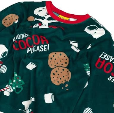 Peanuts baby-boys 2-piece Loose-fit Pajama Set, Matching Family Holiday Pajamas, Soft & Comfortable - Image 4