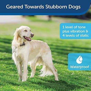 PetSafe Stubborn Dog In-Ground Fence System - High-Intensity Static Correction - Tone & Vibration Modes - Waterproof Adjustable Collar - Expandable Design - Wire Sold Separately - Image 5