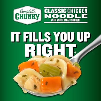 Campbell’s Chunky Soup, Classic Chicken Noodle Soup – Kelce Legend Edition, 18.6 oz Can - Image 6