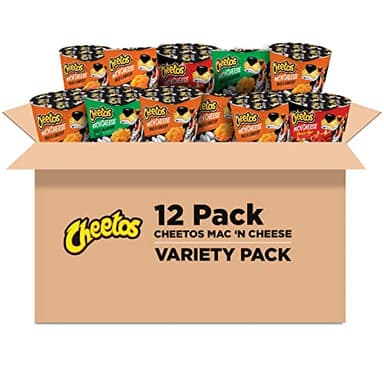 Cheetos Mac 'N Cheese, 3 Flavor Variety Pack, (12 Cups) - Image 1