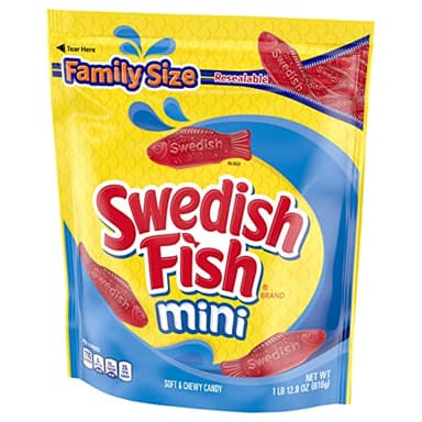 SWEDISH FISH Mini Soft & Chewy Candy, Family Size, 1.8 lb - Image 14