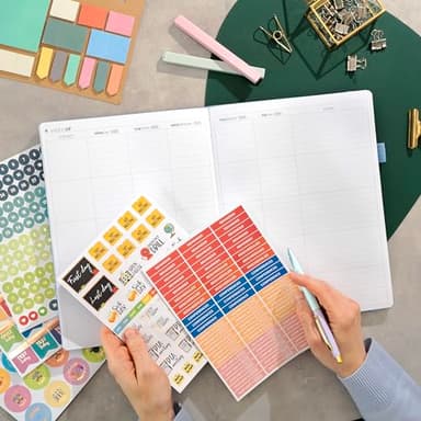 Clever Fox Teacher Planner – School Year Planner with Calendars & Lesson Plans – Book for Classroom & Homeschool Organization, A4 (Periwinkle) - Image 6