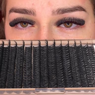 Geeneiya Volume Lash Clusters Kit DIY Lash Extension Kit D Eyelash Extensions with Lash Bond and Seal Tweezers,10-14mm Eye Corner Eyelashes and 16-18MM Cluster Lashes 300Pcs - Image 3