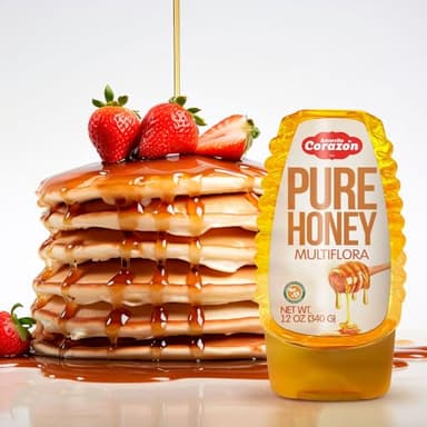 Amorcito Corazón Squeezable Pure Raw Honey 10.6oz (300g) - Image 4