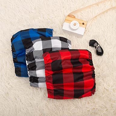 CuteBone Dog Diapers Male Washable Belly Band for Male Dogs Wraps 3pcs a Pack DM27S - Image 8
