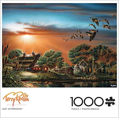 Buffalo Games - Terry Redlin - Lazy Afternoon - 1000 Piece Jigsaw Puzzle for Adults - Challenging Puzzle Perfect for Game Nights - Finished Puzzle Size is 26.75 x 19.75 - Image 3