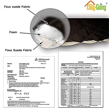 Easy-Going Recliner Chair Slipcover Reversible Sofa Cover Water Resistant Couch Cover Furniture Protector with Elastic Straps for Pets Dog (Recliner, Navy/Ivory) - Image 4