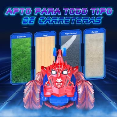 Spider remote control car rc cars toys,Cool rechargeable stunt rc car with 360 flips 4WD wheel with bright light,Fun outdoor toys gifts for kids birthday or Chritmas age 4 5 6 7 8 9 10 11 12 years old - Image 4