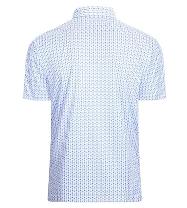 Alex Vando Mens Golf Shirt Moisture Wicking Classic Print Golf Shirts for Men,White U,M - Image 2