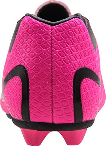 BomKinta Kid's FG Soccer Shoes Athletic Outdoor Soccer Cleats Rose Red Size 3 M US Little Kid - Image 3