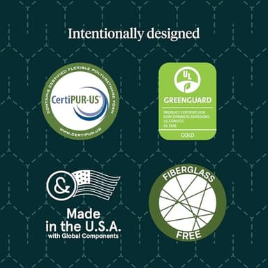 Tuft & Needle Mint Hybrid Medium Plush Cal King Size Mattress in a Box, Cooling Adaptive Foam, Individually-Wrapped Coils, 100 Night Trial, Fiberglass Free, CertiPUR-US, 10-Year Limited Warranty - Image 6