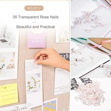 Large Bulletin Board, Foldable 72x48 Inches Cork Board Alternative, Large Felt Board Decorative Pin Board for Wall, Foldable Photo Board Self-Adhesive Vision Board with 36 Pushpins Light Khaki - Image 7