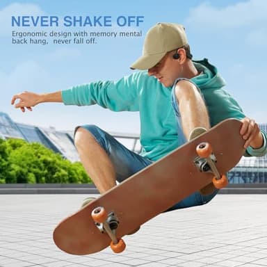 CHENSIVE Bone Conduction Headphones Wireless Headphones Bluetooth 5.3 Open Ear Headphones 10H Playtime Sports Earphones with Mic, IPX6 Waterproof Headset for Running,Cycling, Hiking, Driving - Image 5